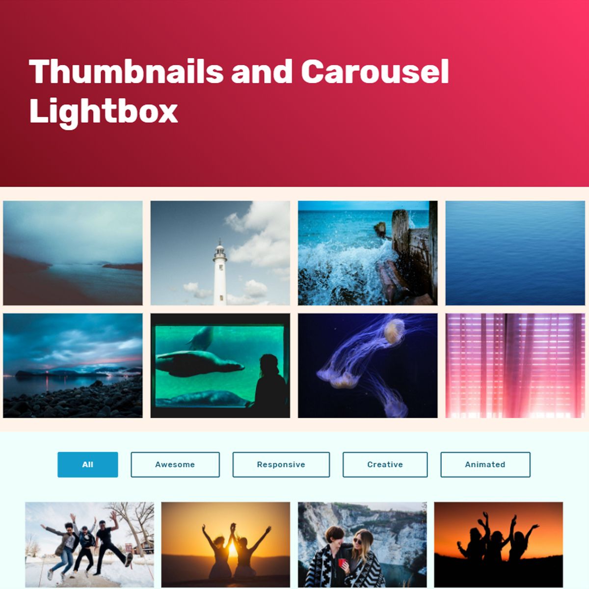 jQuery Bootstrap Photo Carousel
